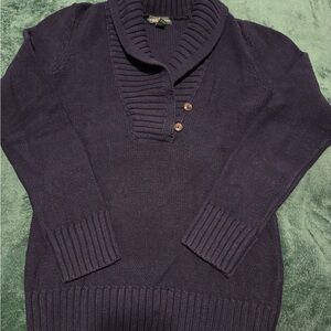 Ralph Lauren Navy Blue Knit Sweater